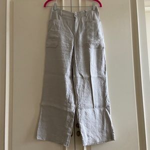 Club Monaco linen wide leg pant - size 2